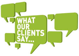 What our clients say...